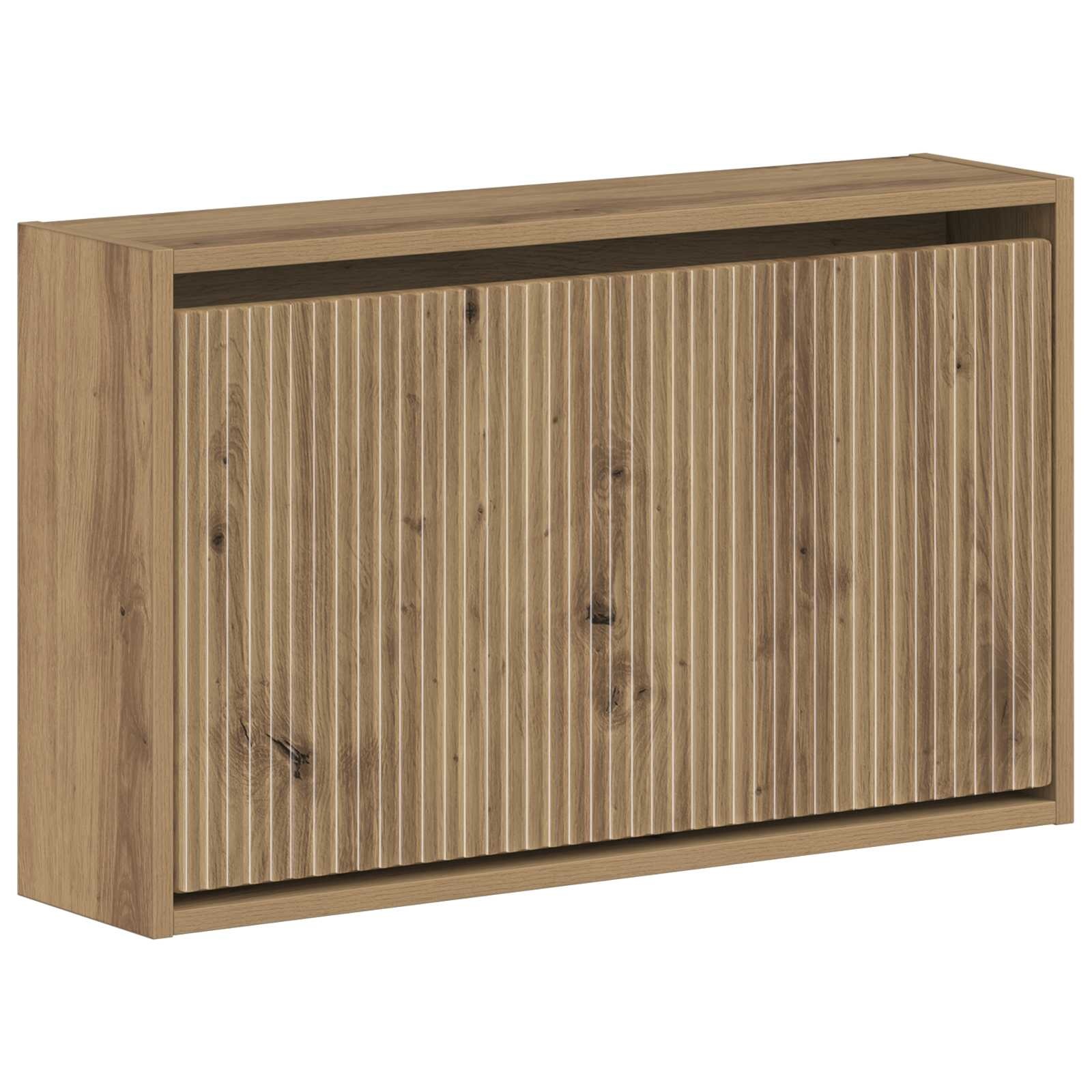 vidaXL Wandgemonteerde Schoenkast ARNHEM 71 x 17 x 43 cm Bewerkt hout