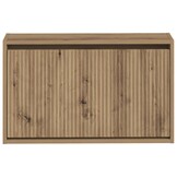 vidaXL Wandgemonteerde Schoenkast ARNHEM 71 x 17 x 43 cm Bewerkt hout