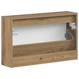 vidaXL Wandgemonteerde Schoenkast ARNHEM 71 x 17 x 43 cm Bewerkt hout