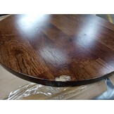 vidaXL Tafelblad Anders Lichtbruin Ø 60 x 2.5 cm Massief eikenhout