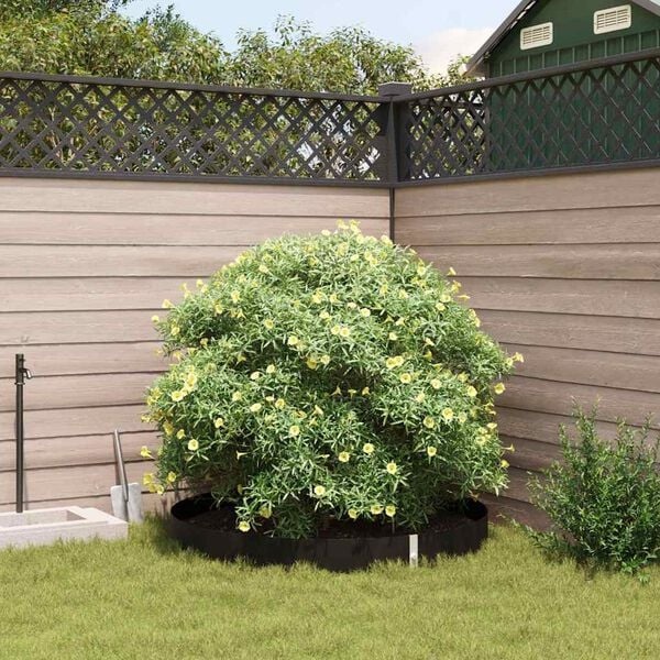 vidaXL Worteldoek Zwart 1 x 10 m Polyetheen