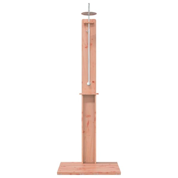 vidaXL Buitendouche 206 cm Massief Douglas hout en roestvrij staal