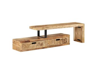 vidaXL Tv-meubel massief mangohout