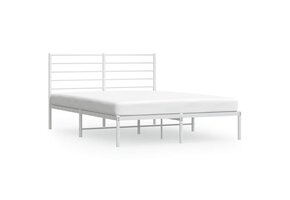 VidaXL Bedframe Wit Metaal 120x200 cm - 54% Korting