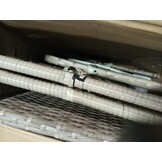 vidaXL Tuinschommelstoel met kussens poly rattan beige