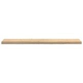 vidaXL Vensterbanken 2 st onbehandeld 140x25x2 cm massief eikenhout