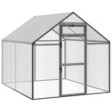 vidaXL Vogelkooi Antracietkleurig 181,5 x 221 x 173,5 cm