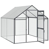 vidaXL Vogelkooi Antracietkleurig 181,5 x 221 x 173,5 cm