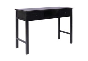 Schrijftafel Hout Zwart - 110x45x76 cm - 34% Korting