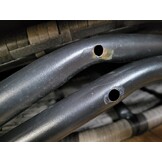 vidaXL Ligbed inklapbaar poly rattan grijs