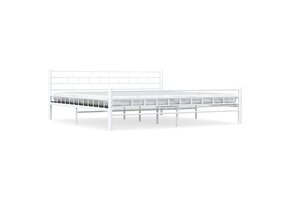 vidaXL Wit Metalen Bedframe 200x200 cm - 34% Korting!
