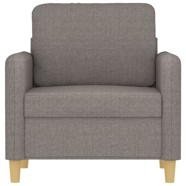 vidaXL Fauteuil 60 cm stof taupe