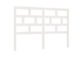 Hoofdbord Massief Grenenhout Wit - 52% Korting