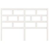 vidaXL Hoofdbord 156x4x100 cm massief grenenhout wit