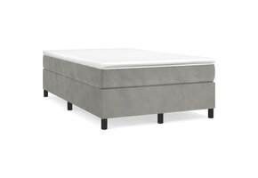 Lichtgrijs Bedframe Fluweel 120x200 cm met 34% Korting
