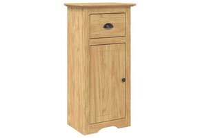 Badkamerkast BODO Honingbruin 44x30x90 cm - Bewerkt Hout met 53% Korting