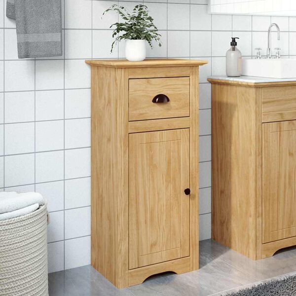 vidaXL Badkamer Kast BODO Honingbruin 44 x 30 x 90 cm Bewerkt hout