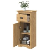 vidaXL Badkamer Kast BODO Honingbruin 44 x 30 x 90 cm Bewerkt hout