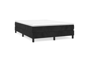 Boxspring Bed 140x190 cm Fluweel Zwart - 34% Korting