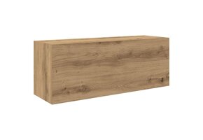 Wandkast 80x25x30 cm Eikenhout (34% Korting)