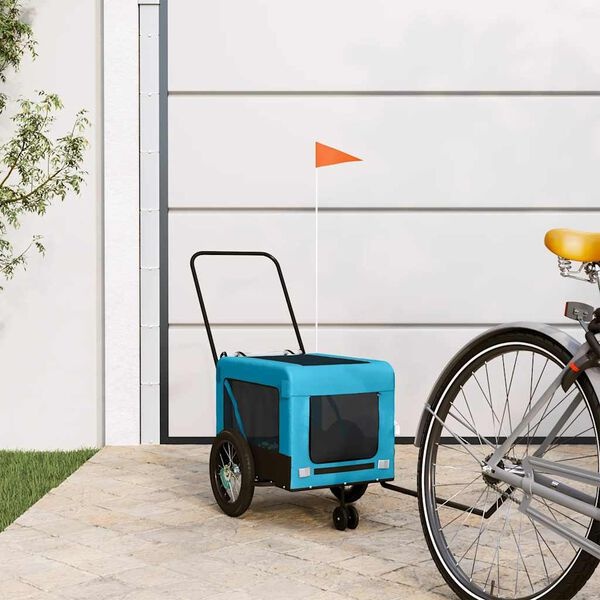 Hondenfietskar Blauw/Zwart - 34% Korting