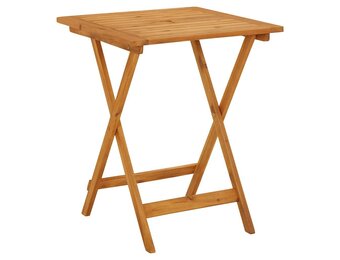 Inklapbare Tuintafel Acaciahout 60x60 cm - 34% Korting
