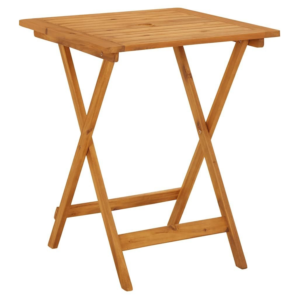 Inklapbare Tuintafel Acaciahout 60x60 cm - 34% Korting