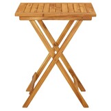 Inklapbare Tuintafel Acaciahout 60x60 cm - 34% Korting
