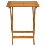 Inklapbare Tuintafel Acaciahout 60x60 cm - 34% Korting