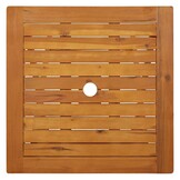 Inklapbare Tuintafel Acaciahout 60x60 cm - 34% Korting