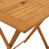 Inklapbare Tuintafel Acaciahout 60x60 cm - 34% Korting