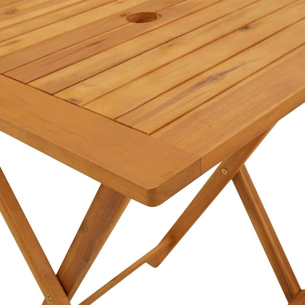Inklapbare Tuintafel Acaciahout 60x60 cm - 34% Korting