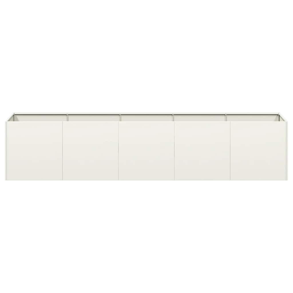 Plantenbak Staal Wit 40x40x40 cm - 34% Korting