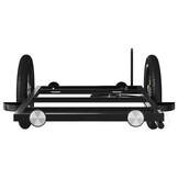 vidaXL Fietstrailer - 122cm Zwart - 34% Korting