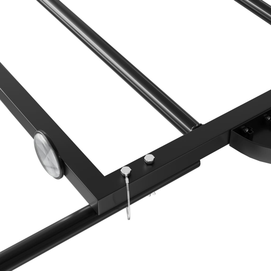 vidaXL Fietstrailer - 122cm Zwart - 34% Korting