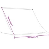 Uittrekbare Luifel 200x150 cm Crème - 34% Korting!