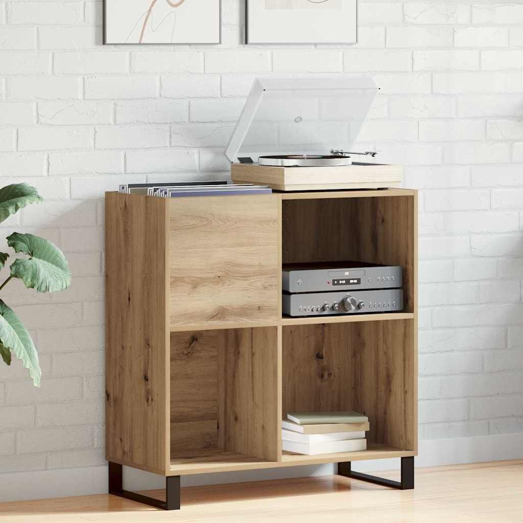 Platenkast Artisanaal Eiken 54% Korting - 85x38x89 cm