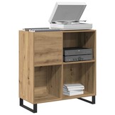 Platenkast Artisanaal Eiken 54% Korting - 85x38x89 cm