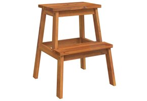 VidaXL Kruk 2-Staps Massief Acaciahout Hout S 52% Korting