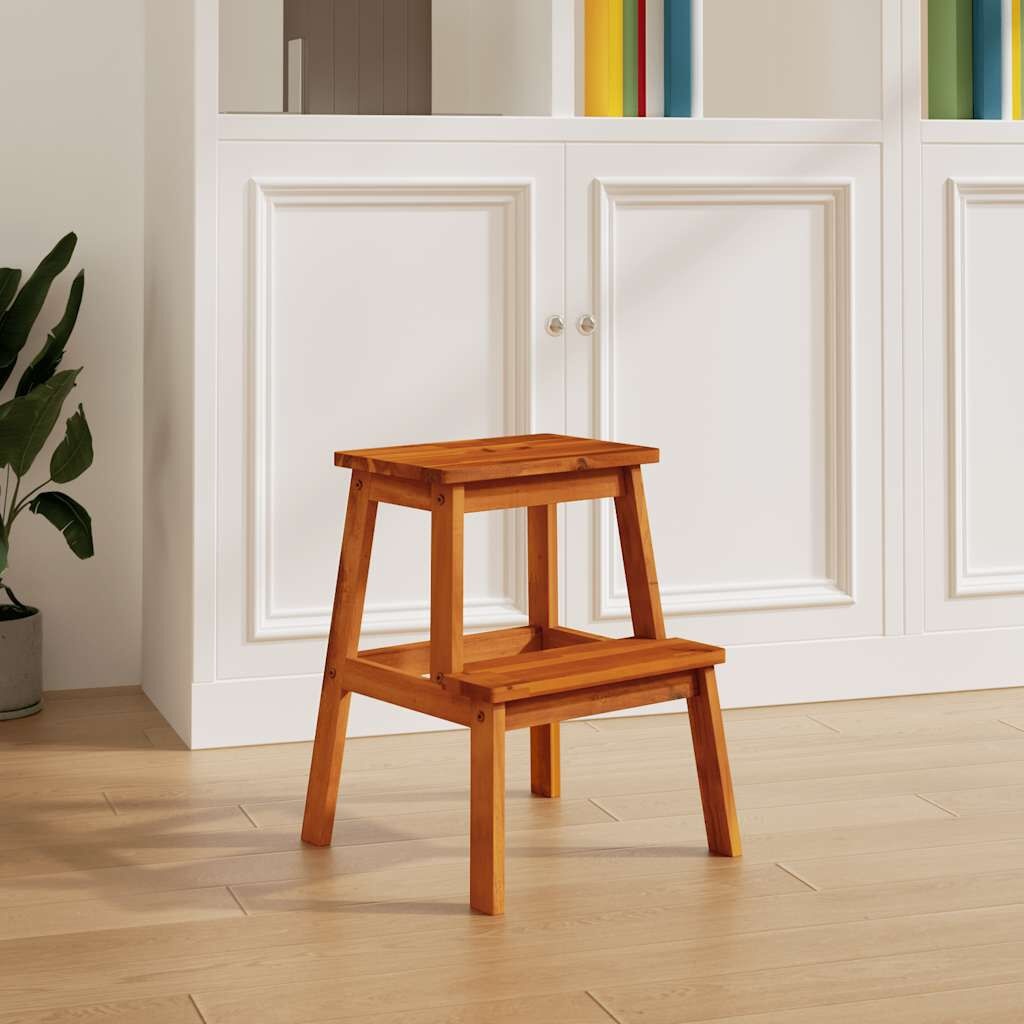 VidaXL Kruk 2-Staps Massief Acaciahout Hout S 52% Korting