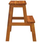 VidaXL Kruk 2-Staps Massief Acaciahout Hout S 52% Korting