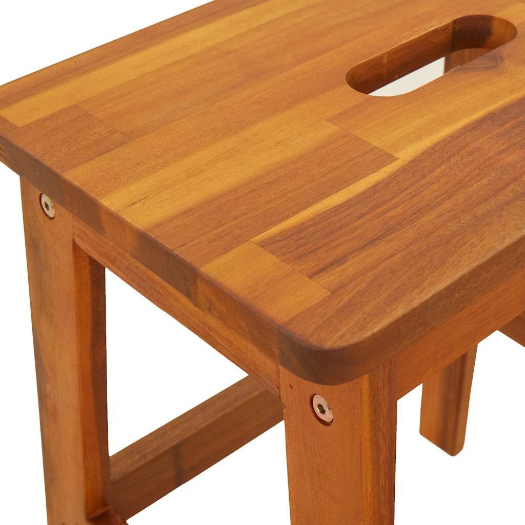 VidaXL Kruk 2-Staps Massief Acaciahout Hout S 52% Korting