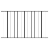 Zwart Hekpaneel 1,7x0,75m Gepoedercoat Staal - 33% Korting!