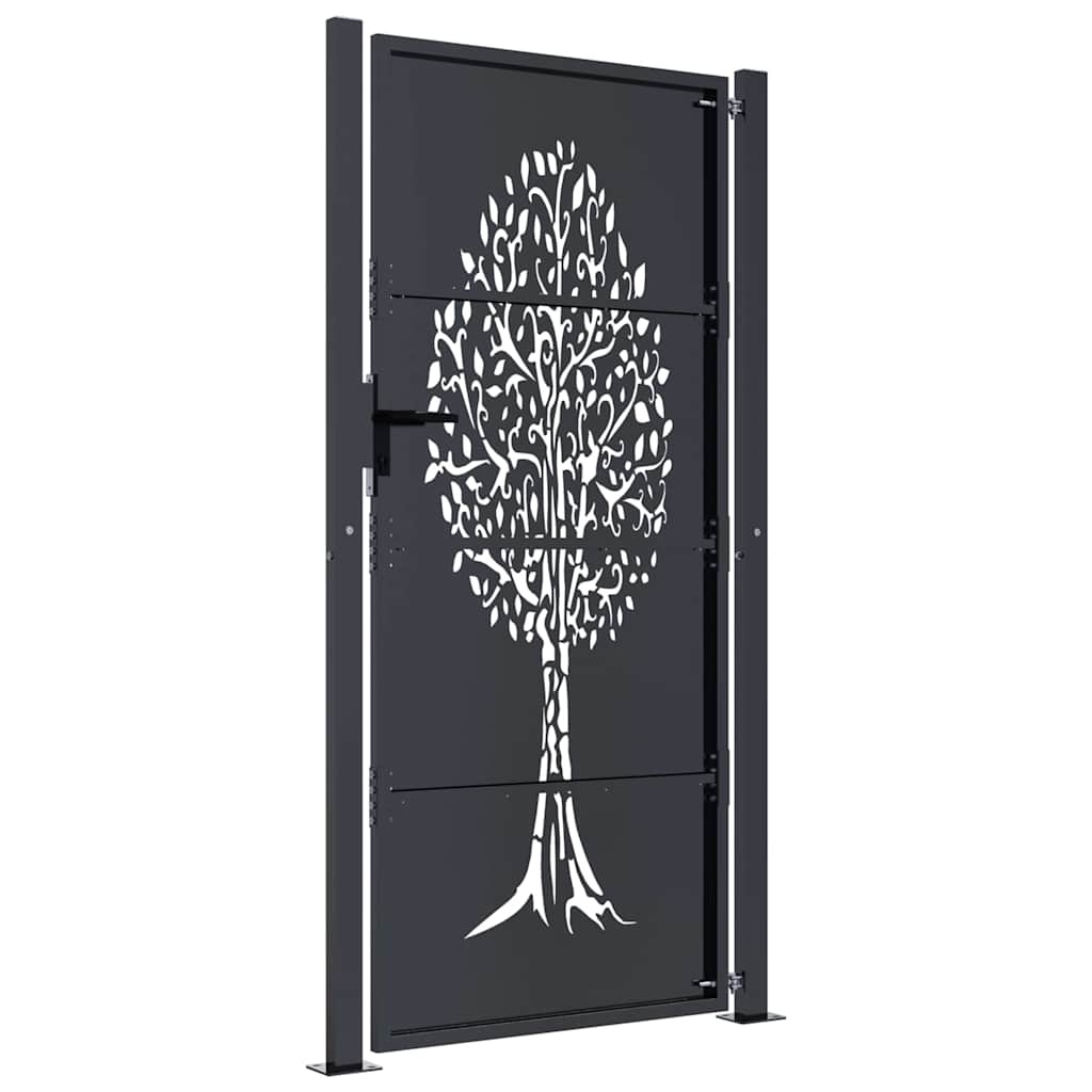 VidaXL Tuinpoort Staal 105x180cm Antraciet - 55% Korting