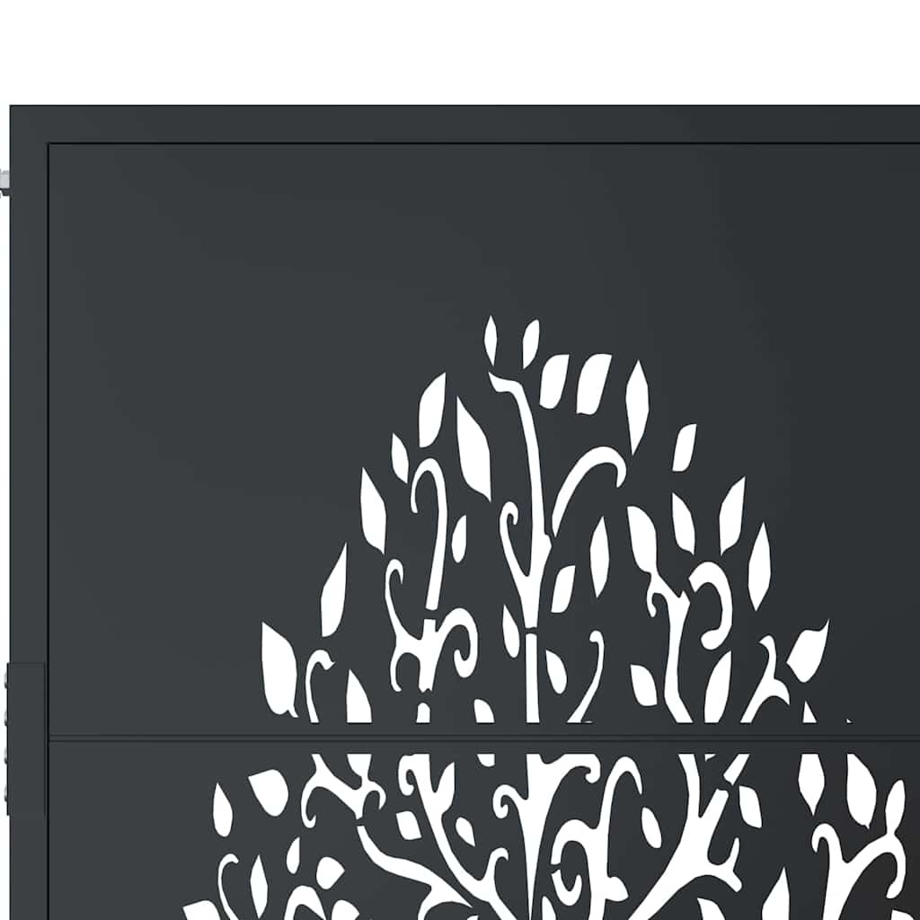 VidaXL Tuinpoort Staal 105x180cm Antraciet - 55% Korting
