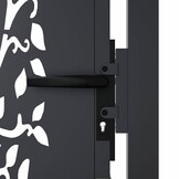 VidaXL Tuinpoort Staal 105x180cm Antraciet - 55% Korting