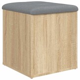 Opbergbank Sonoma Eiken 42x42x45 cm - 34% Korting