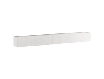 Roestvrijstalen plantenbak 360x40x40cm - 55% Korting