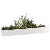 Roestvrijstalen plantenbak 360x40x40cm - 55% Korting