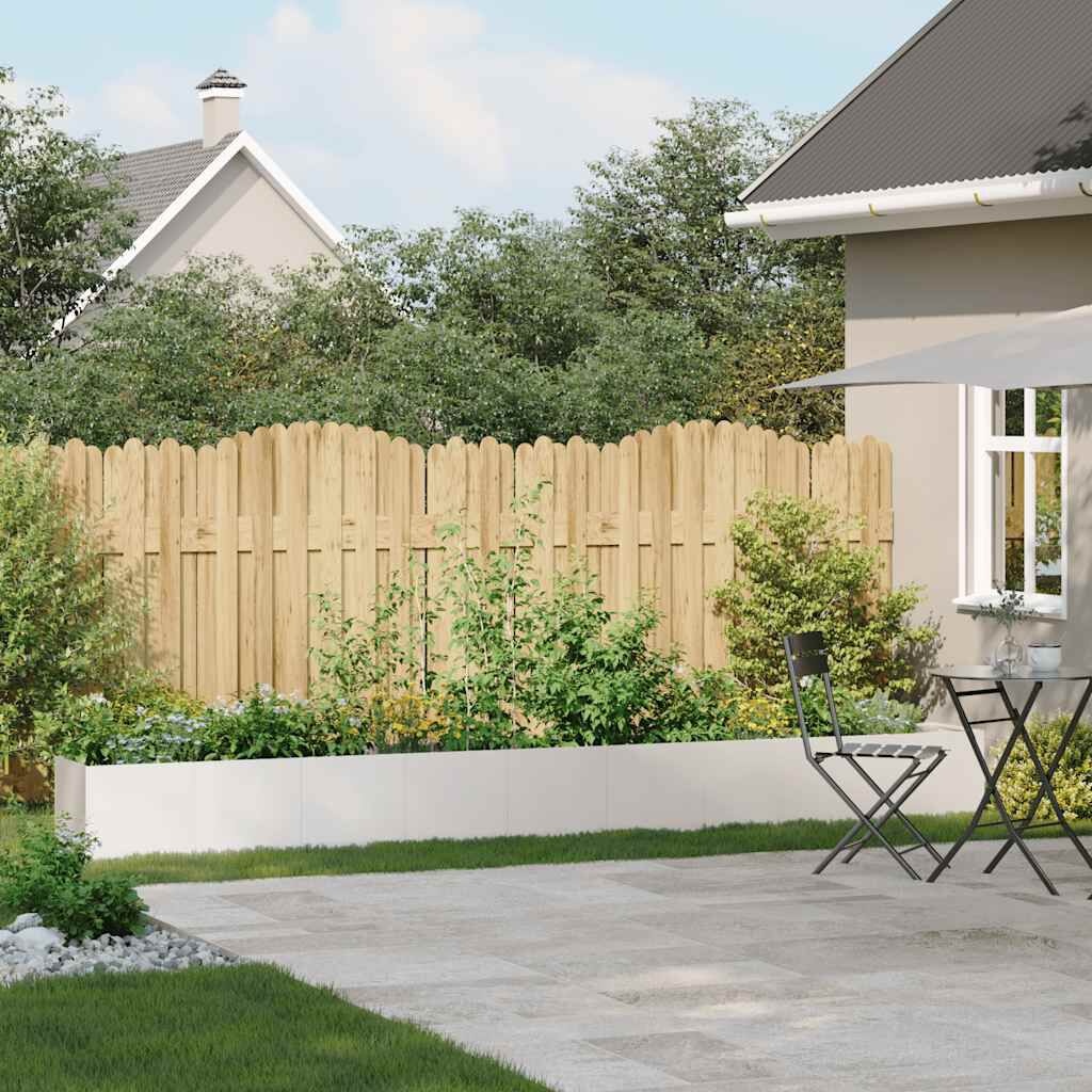 Roestvrijstalen plantenbak 360x40x40cm - 55% Korting